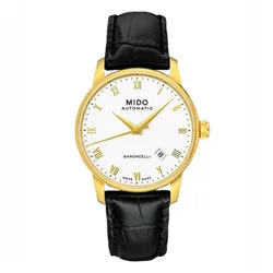Đồng Hồ Nam Mido Baroncelli II Watch M8600.3.26.4 Màu Đen - Vàng
