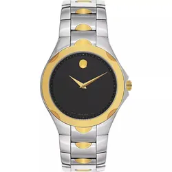 Đồng Hồ Nam Movado Quartz 0606906 Luno Sport 40mm Màu Đen Vàng