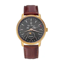Đồng Hồ Nam Olym Pianus Moonphase OP5738-80MR-GL-D Màu Nâu Vàng