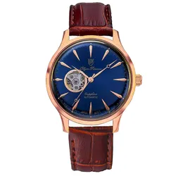 Đồng Hồ Nam Olym Pianus OP99141-71AGR-GL-X Màu Nâu Xanh