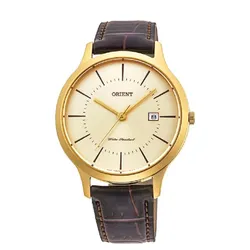 Đồng Hồ Nam Orient Quartz Watch RF-QD0003G10B BHQT Màu Nâu/Vàng
