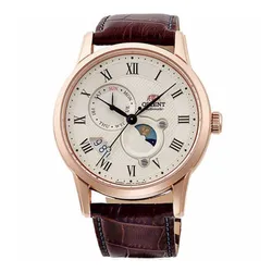 Đồng Hồ Nam Orient Sun And Moon RA-AK0007S10B (RA-AK0007S30B) Màu Nâu - Trắng
