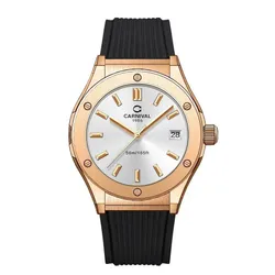 Đồng Hồ Nữ Carnival Quartz Watch 8168L-VH-DCS-T Màu Đen/Trắng