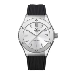 Đồng Hồ Nữ Carnival Quartz Watch 8168L-VT-DCS-T Màu Đen/Bạc
