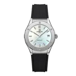 Đồng Hồ Nữ Carnival Quartz Watch 8168L-VT-DCS-T Màu Đen/Trắng