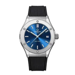 Đồng Hồ Nữ Carnival Quartz Watch 8168L-VT-DCS-X Màu Đen/Xanh