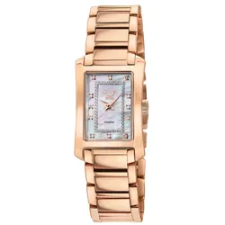 Đồng Hồ Nữ Gevril GV2 14604B Women's Luino Swiss Diamond Watch Màu Vàng Hồng