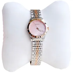 Đồng Hồ Nữ Gucci G-Timeless 27mm Màu Bạc Hồng