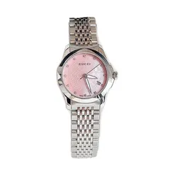 Đồng Hồ Nữ Gucci Quartz YA126538 G-Timeless 27mm Màu Hồng Bạc