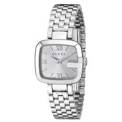 Đồng Hồ Nữ Gucci Small Silver Dial Stainless Steel YA125517 23x24mm Màu Bạc