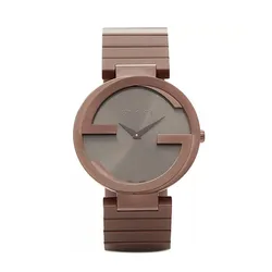 Đồng Hồ Nữ Gucci YA133317 Interlocking G Brown Dial Brown Màu Nâu