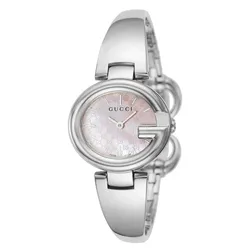 Đồng Hồ Nữ Gucci YA134510 Shima Pink Pearl Dial Watch Màu Bạc