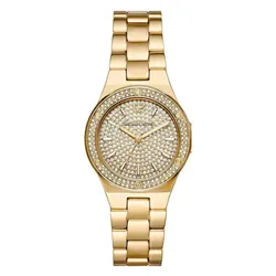 Đồng Hồ Nữ Michael Kors Lennox Three Hand Gold Dial Gold Watch MK7289 Màu Vàng Gold