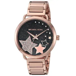 Đồng Hồ Nữ Michael Kors MK3795 Màu Đen/ Vàng Hồng