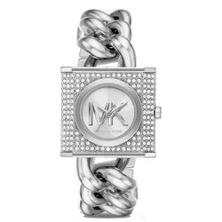 Đồng Hồ Nữ Michael Kors MK4718 Mặt Vuông Màu Bạc