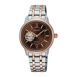 Đồng Hồ Nữ Seiko Presage Automatic Watch SSA808J1 Màu Bạc/Nâu