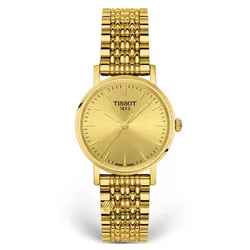 Đồng Hồ Nữ Tissot Everytime Quartz Tone Gold T109.210.33.021.00 Màu Vàng Gold