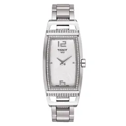 Đồng Hồ Nữ Tissot T-Tonneau Women's Watch T037.309.11.037.01 Màu Bạc