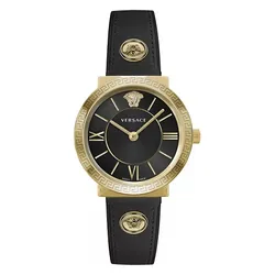 Đồng Hồ Nữ Versace Glamour Lady Watch VEVE00319 Màu Đen - Vàng