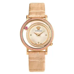 Đồng Hồ Nữ Versace Versus Stainless Steel Diamond 33mm VDA060014 Màu Be