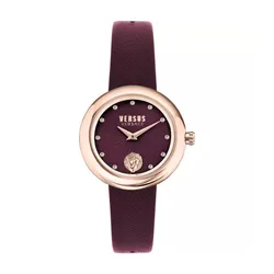 Đồng Hồ Nữ Versace Versus Lea Watch 35mm VSPEN3921 Màu Đỏ Mận