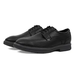 Giày Da Nam Clarks Causual Wear Rendal Plan Calfskin 261453467BK Black Màu Đen Size 42