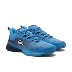 Giày Tennis Nam Lacoste Men's Shoes AG-LT23 Ultra X Daniil Medvedev 48SMA0084-BN1 Màu Xanh Blue Size 43