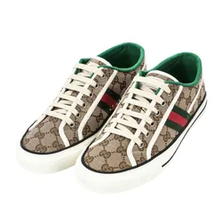 Giày Thể Thao Nam Gucci Tennis 1977 Ebony 606111 HVK20 9766 Màu Nâu Size 5