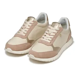 Giày Thể Thao Nữ Geox Sukie 2.0 Woman Low Top Sneakers Pink Màu Hồng Kem Size 38