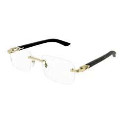 Gọng  Kính Nam Cartier CT0453O 001 Màu Vàng/Đen