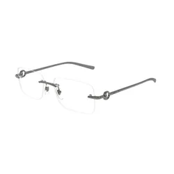 Kính Mắt Cận Nam Gucci Rectangular Eyeglasses GG1703O 001 Gunmetal Màu Xám