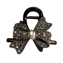 Kẹp Tóc Nữ Meri Glitter Knot HC146 Màu Đen