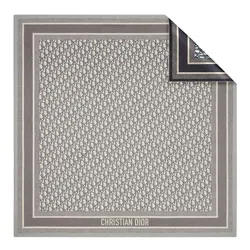 Khăn Dior Oblique Diortwin Square Scarf 90 15DOB090I600 C810 Màu Xanh Xám