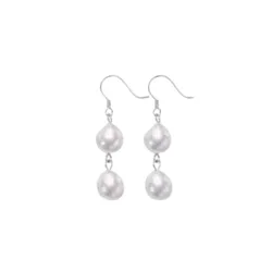 Khuyên Tai Nữ Kya Jewel  Multicolor Pearl JSE7 Màu Trắng