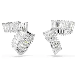 Khuyên Tai Nữ Swarovski Ariana Grande x Swarovski Ear Cuffs Baguette Cut, White, Rhodium Plated 5720872 Màu Trắng