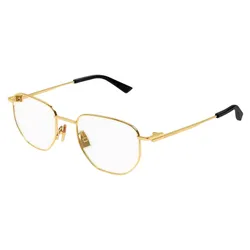 Kính Mắt Cận Bottega Veneta BV1301O 001 Eyeglasses Màu Vàng Gold
