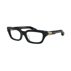 Kính Mắt Cận Chrome Hearts Asstraordinaire A Black 18k Gold Plated Màu Đen