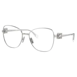 Kính Mắt Cận Nữ Miu Miu 0MU 50XV 1BC1O1 SILVER Eyeglasses Màu Bạc
