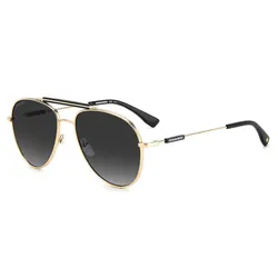 Kính Mát Nam Dsquared2 D2 0045/S - RHL 9O Black Gold Sunglasses Man Màu Xám Vàng