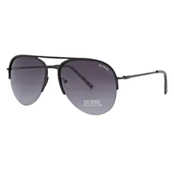 Kính Mát Nam Guess Grey Gradient Pilot Men's Sunglasses GF0224-01B Màu Xám Đen