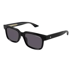 Kính Mát Nam Montblanc Sunglasses MB0383S 005 Màu Xám Đen