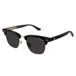 Kính Mát Montblanc Sunglasses MB0382S 001 Màu Xám/Đen