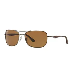 Kính Mát Nam Rayban Pilot Polarized Men Sunglasses RB3519 029/83 59 Màu Nâu