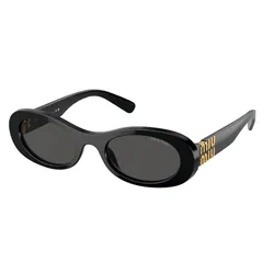 Kính Mắt Nữ Miu Miu MU 06ZS 1AB5S0 Black Sunglasses Màu Đen