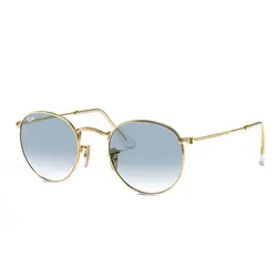 Kính Mát Unisex Rayban Light Blue Gradient Round Sunglasses RB3447N 001/3F 53 Màu Xanh Nhạt