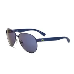Kính Mát Unisex  Lacoste Sunglasses LAC185S #LAC185S16 Matte  Màu Xanh Blue
