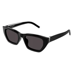 Kính Mát Unisex Yves Saint Laurent YSL SL M127/F-001 Màu Đen Xám
