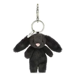 Móc Khóa Jellycat  Bashful Bunny Inky Bag Charm Màu Đen