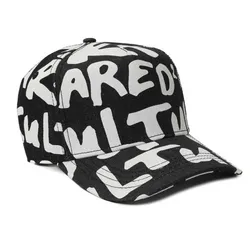 Mũ Dsquared2 Cotton Baseball Cap Màu Đen Trắng