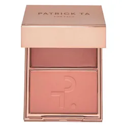 Phấn Má Hồng Patrick Ta Major Headlines Double Take Crème & Powder Blush Duo Tone Not Too Much Màu Hồng Nâu